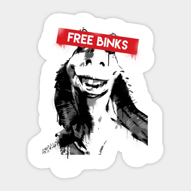 FREE BINKS Sticker by GusDynamite